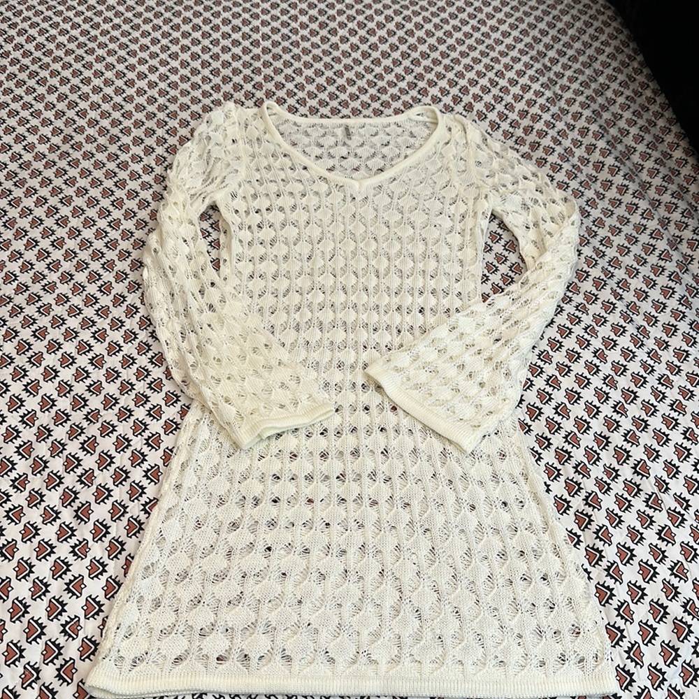 Forever 21 crochet coverup